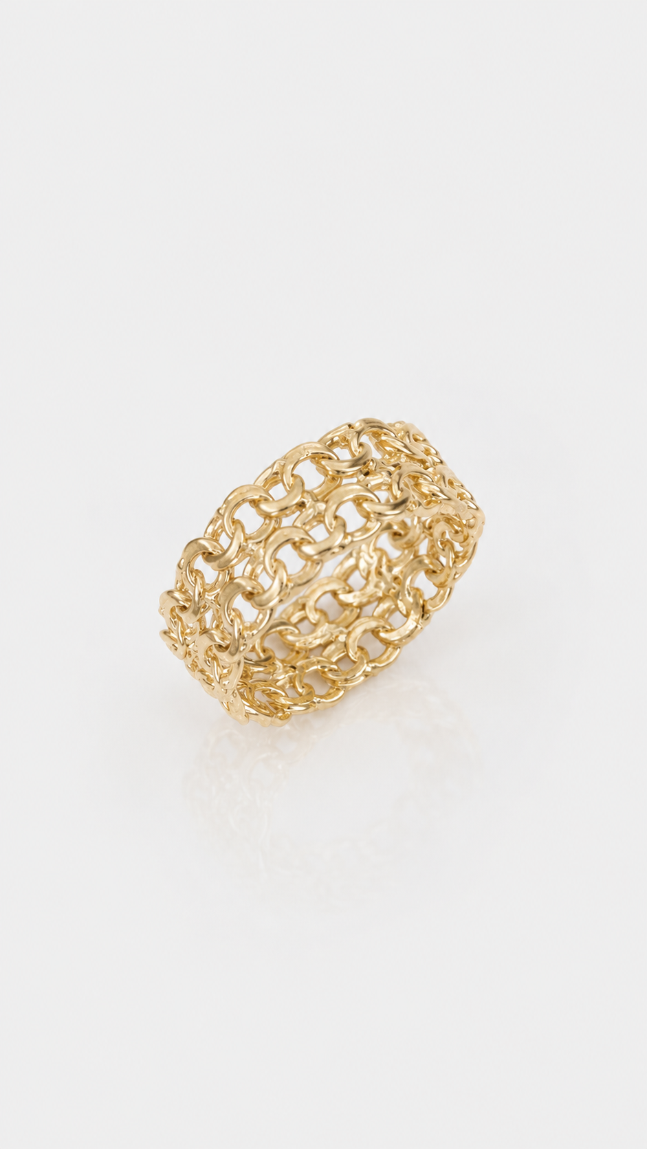 Dubbelbismarck ring tunn