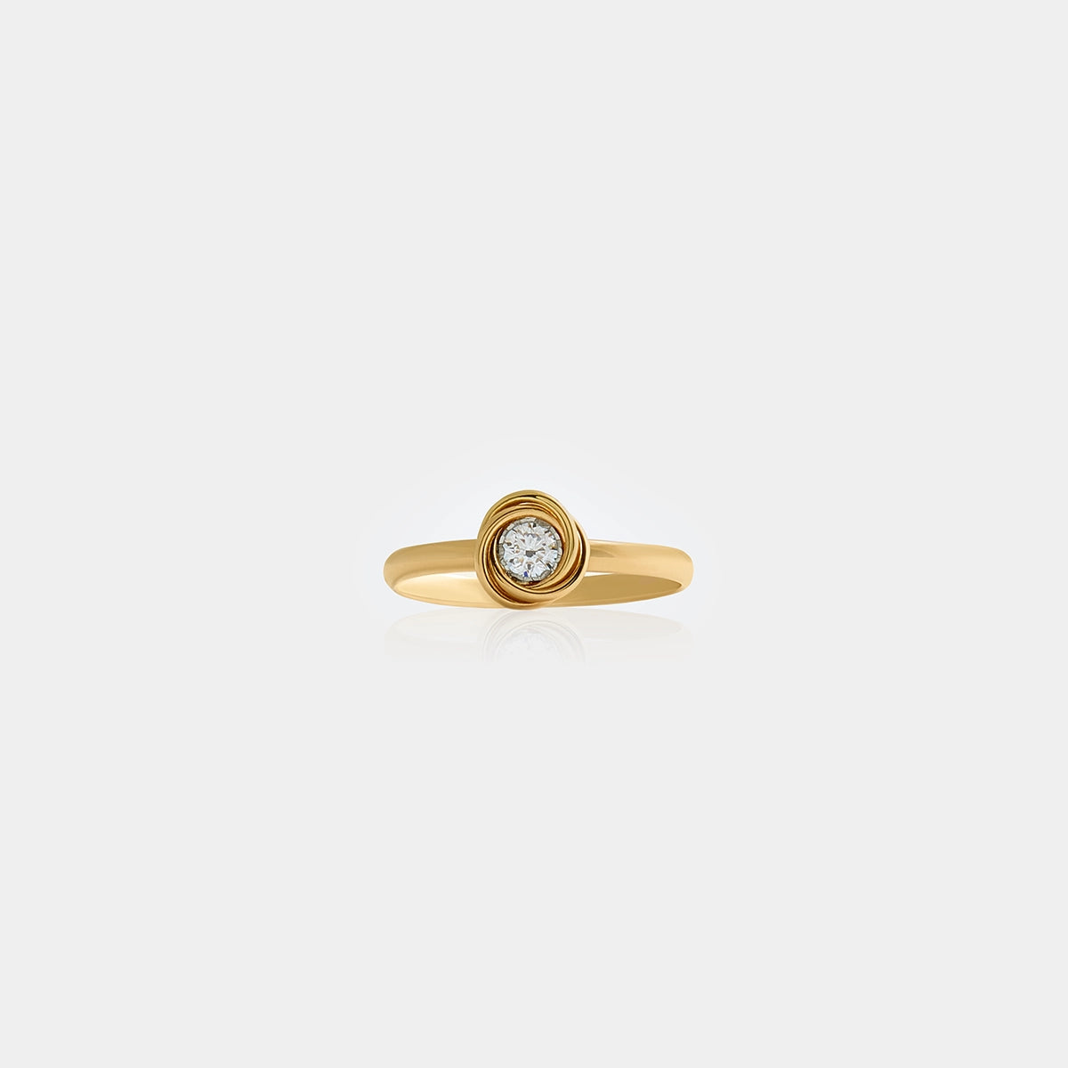 Love knot ring