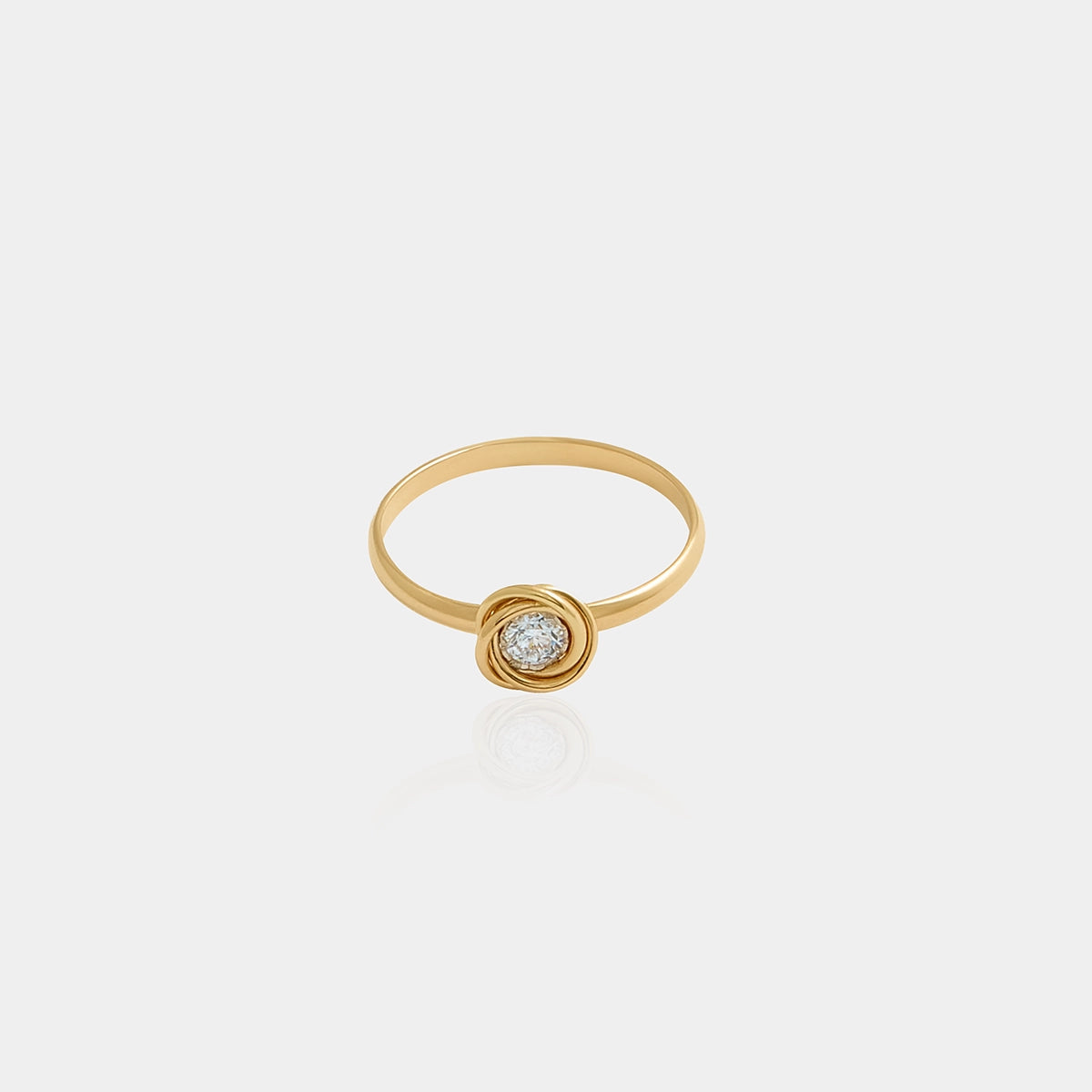 Love knot ring