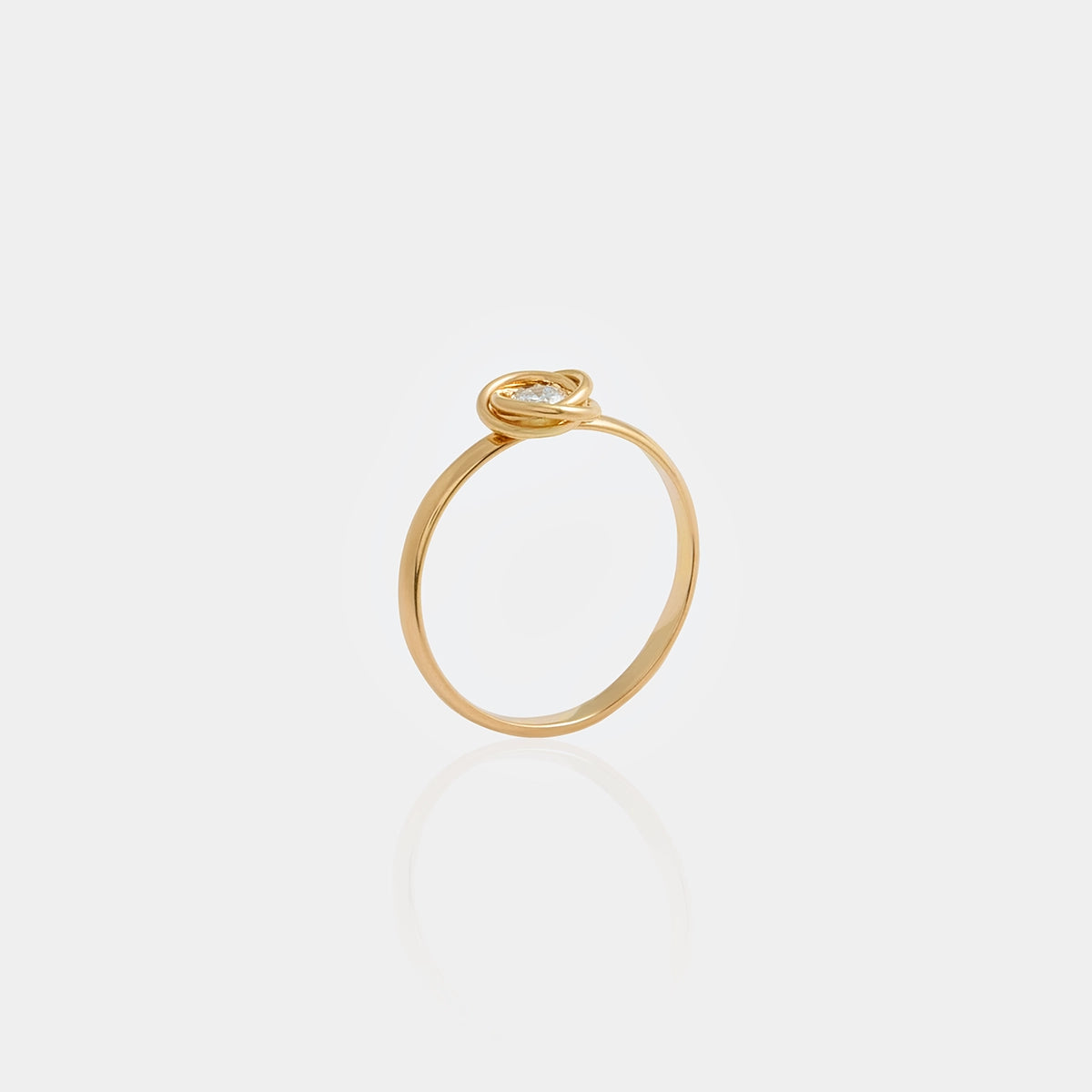Love knot ring